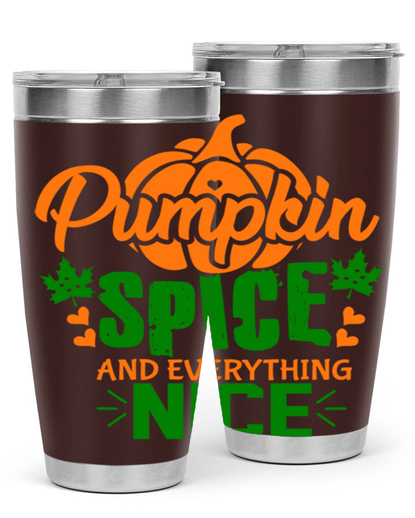 Pumpkin Spice and Everything Nice 538#- fall- Tumbler