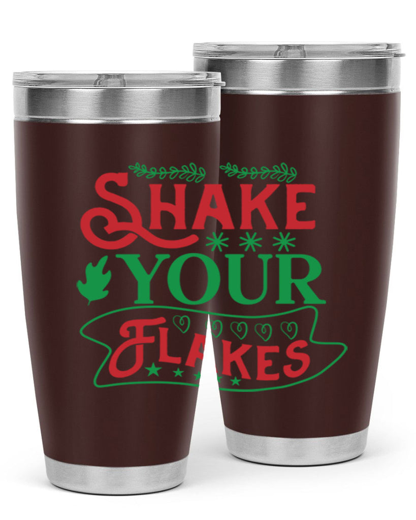 Shake Your Flakes 358#- winter- Tumbler
