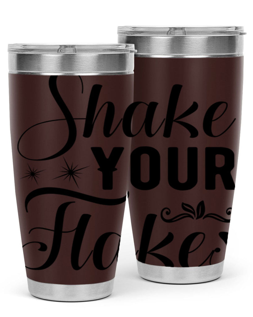 Shake Your Flakes 362#- winter- Tumbler