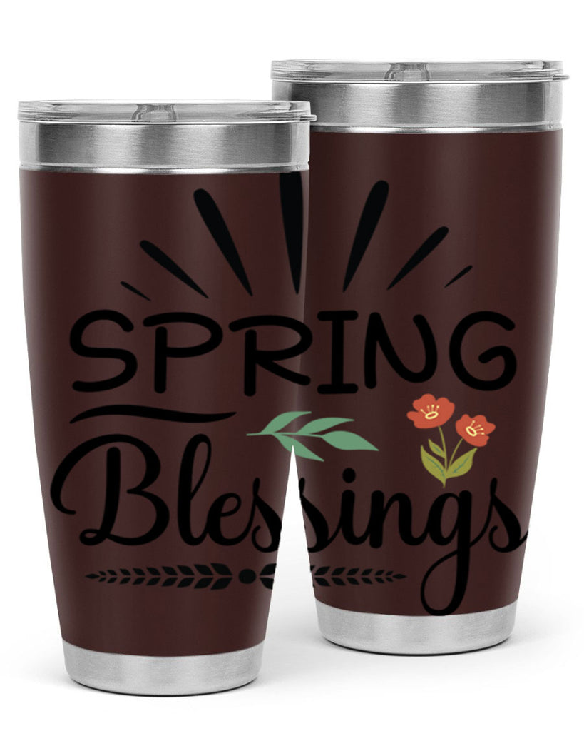 Spring Blessings  482#- spring- Tumbler