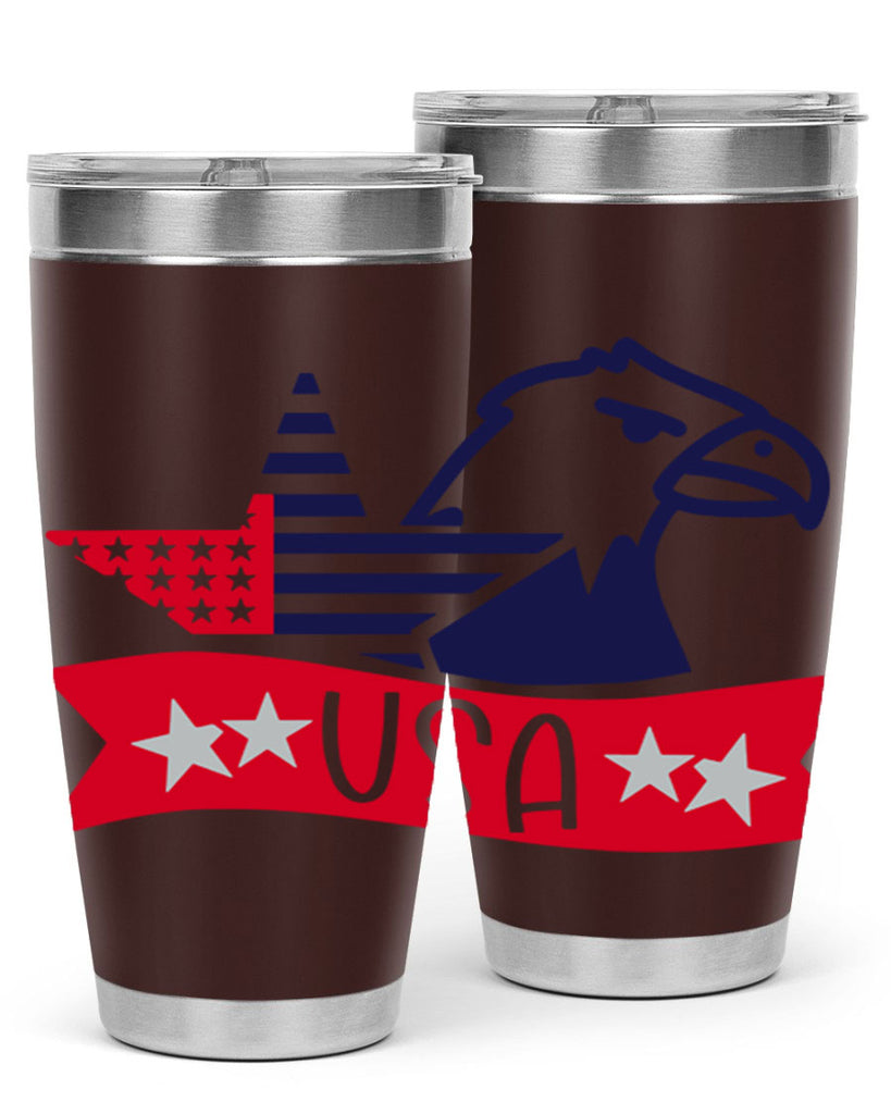 USA Style 182#- Fourt Of July- Tumbler