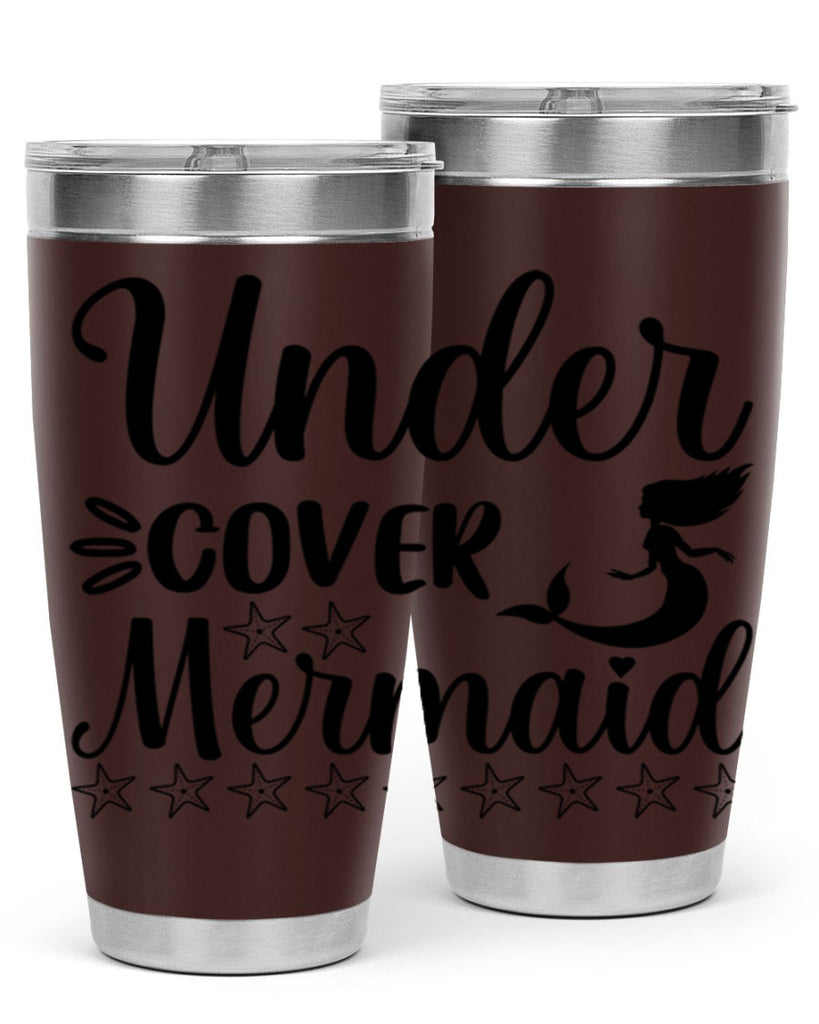 Under cover mermaid 650#- mermaid- Tumbler
