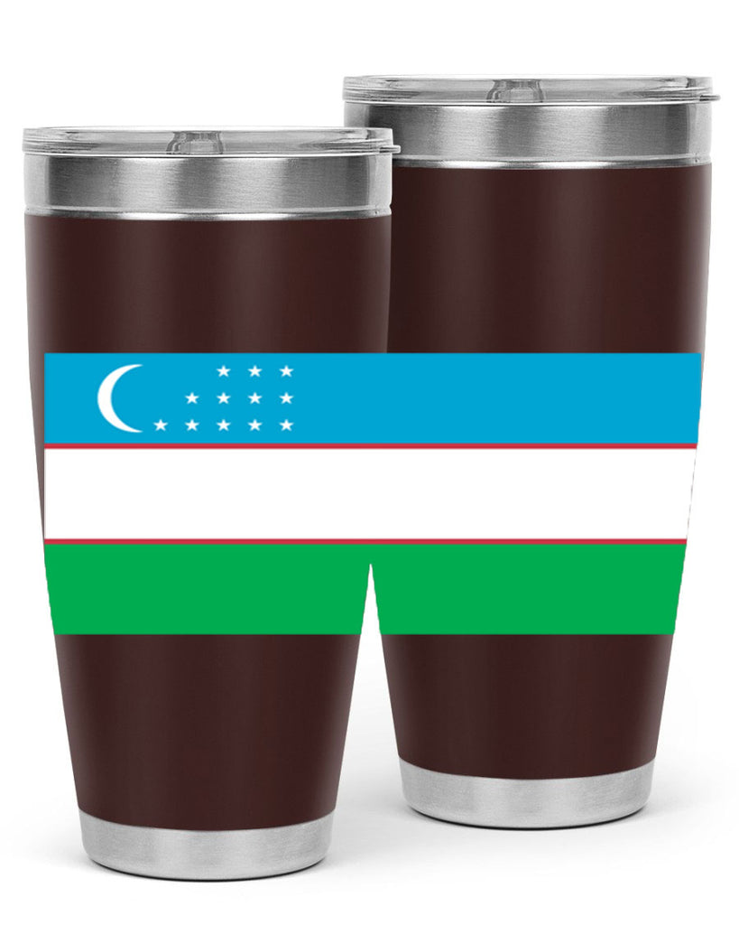 Uzbekistan 8#- world flags- Tumbler