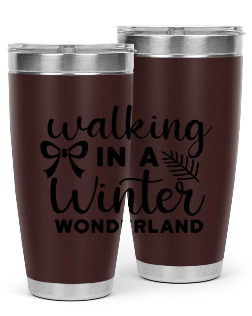 Walking In A Winter Wonderland 441#- winter- Tumbler