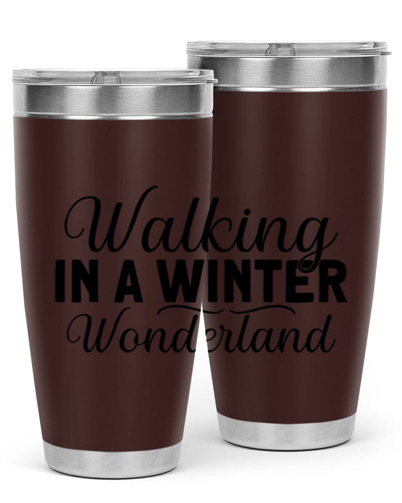 Walking in a Winter Wonderland 434#- winter- Tumbler