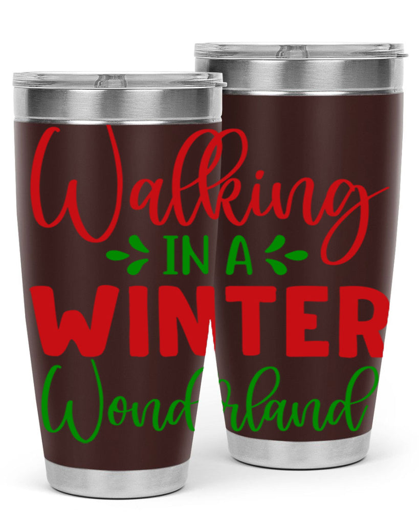 Walking in a Winter Wonderland 436#- winter- Tumbler