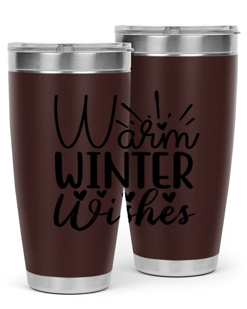 Warm Winter Wishes 454#- winter- Tumbler