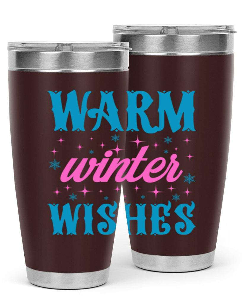 Warm Winter Wishes 464#- winter- Tumbler