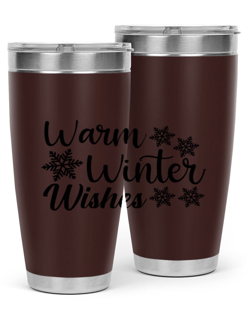 Warm Winter Wishes 466#- winter- Tumbler