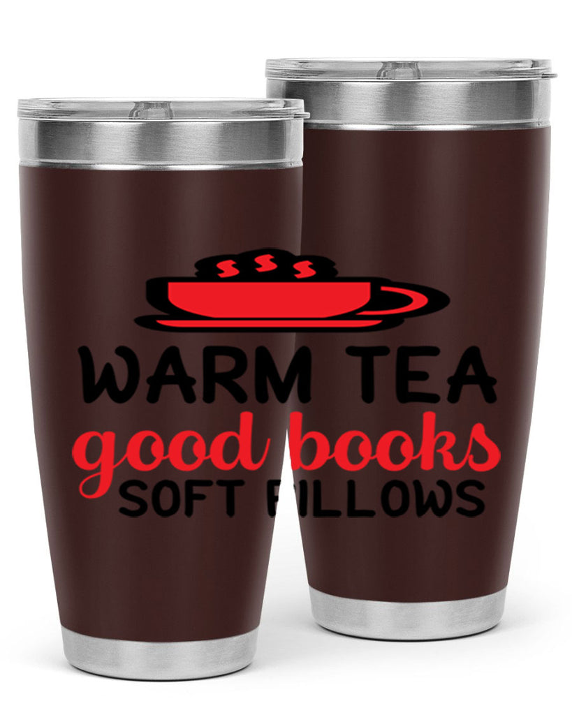 Warm tea good books soft pillows 448#- winter- Tumbler