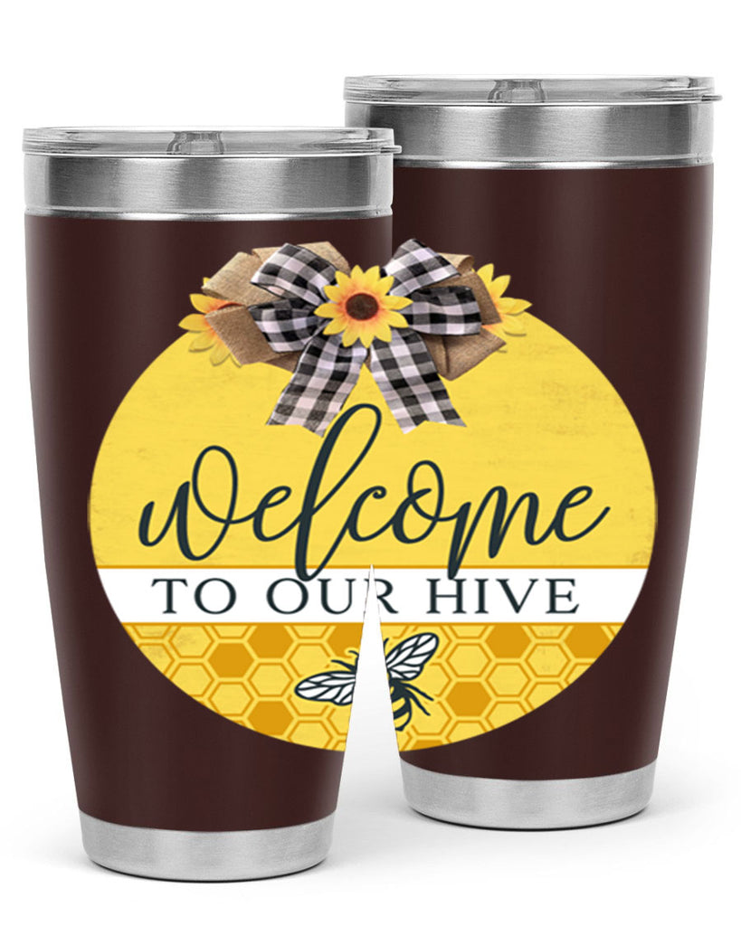 Welcome to our Hive complete yellow Mockup589#- spring- Tumbler