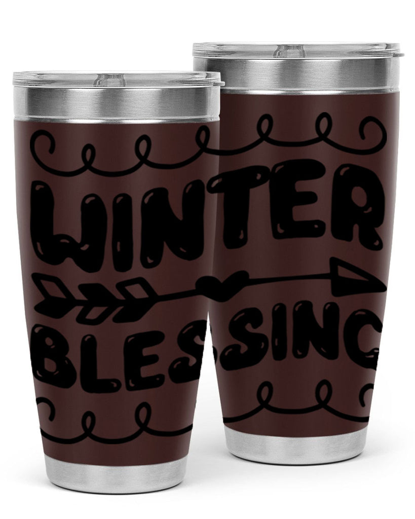 Winter Blessing 545#- winter- Tumbler