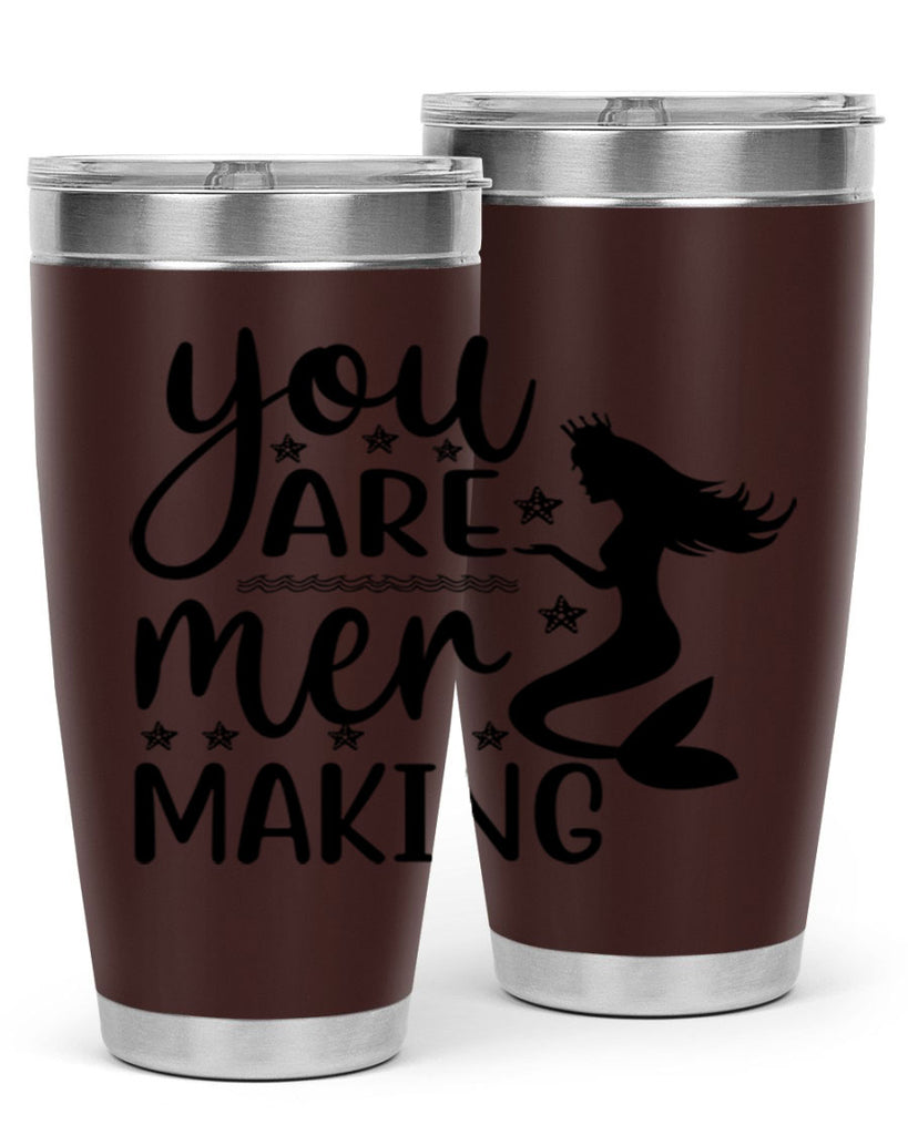 You are mer making 684#- mermaid- Tumbler