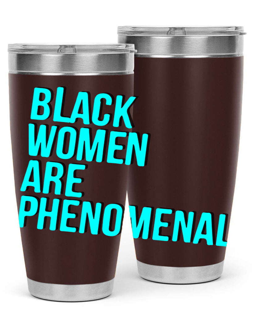 black woman are phenomenal color 216#- black words phrases- Cotton Tank