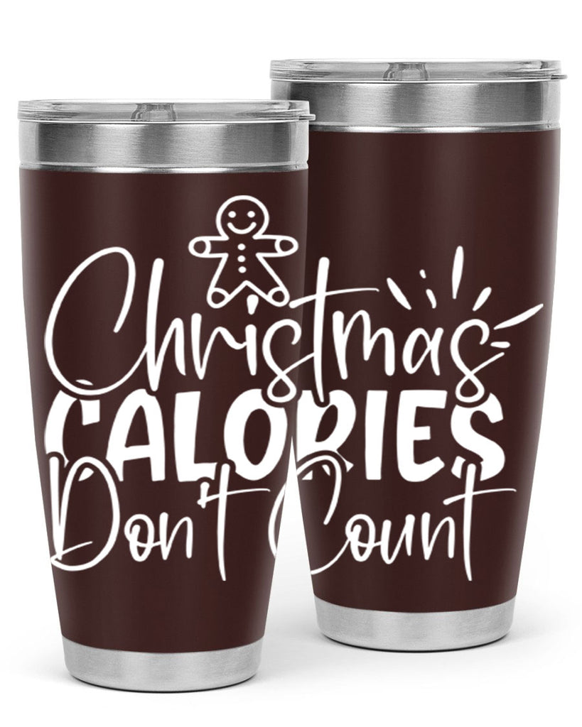 christmas calories dont count 45#- kitchen- Tumbler