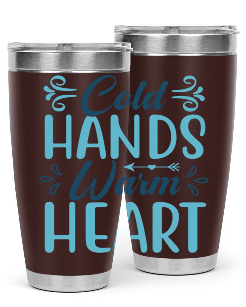 cold hands warm heart 50#- winter- Tumbler