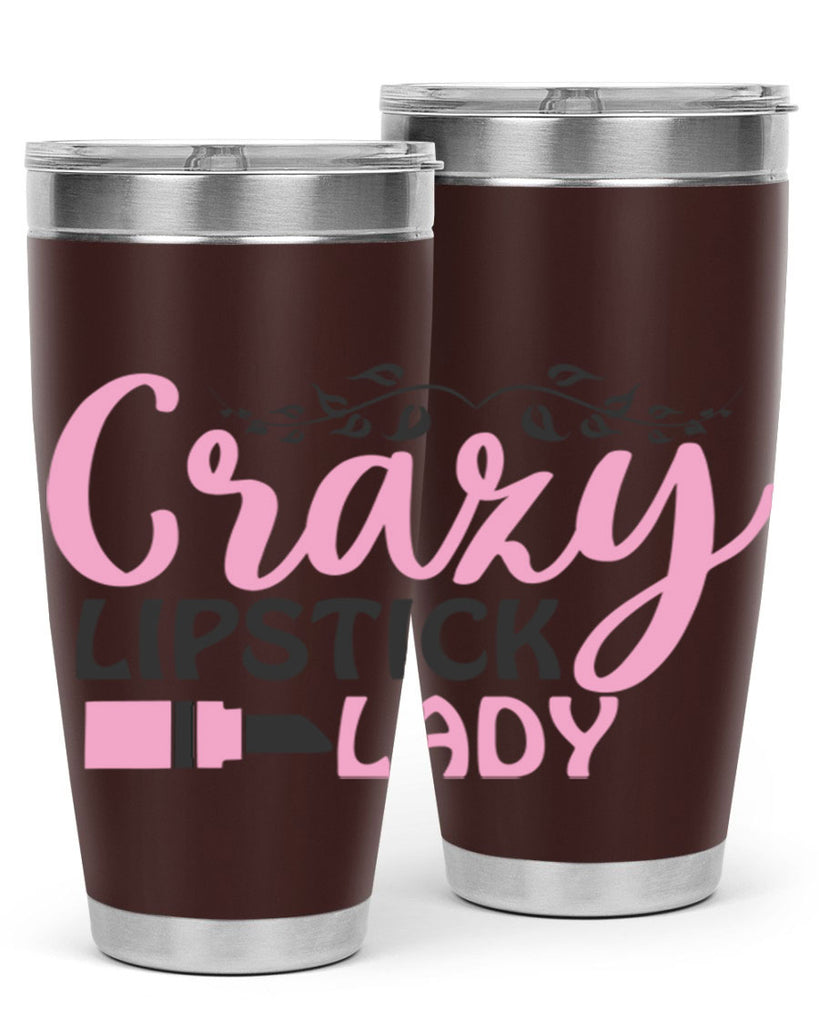 crazy lipstick lady Style 159#- make up- Tumbler