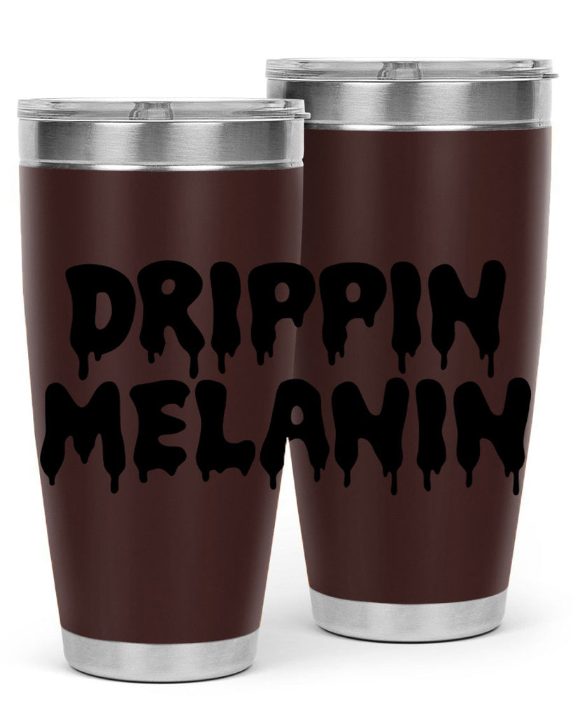 drippinmelanin  160#- black words phrases- Cotton Tank