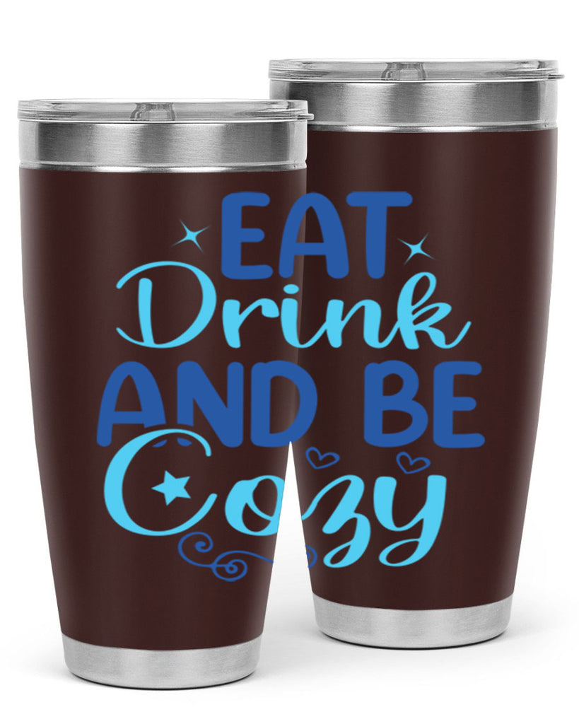 eat drink and be cozy 97#- winter- Tumbler