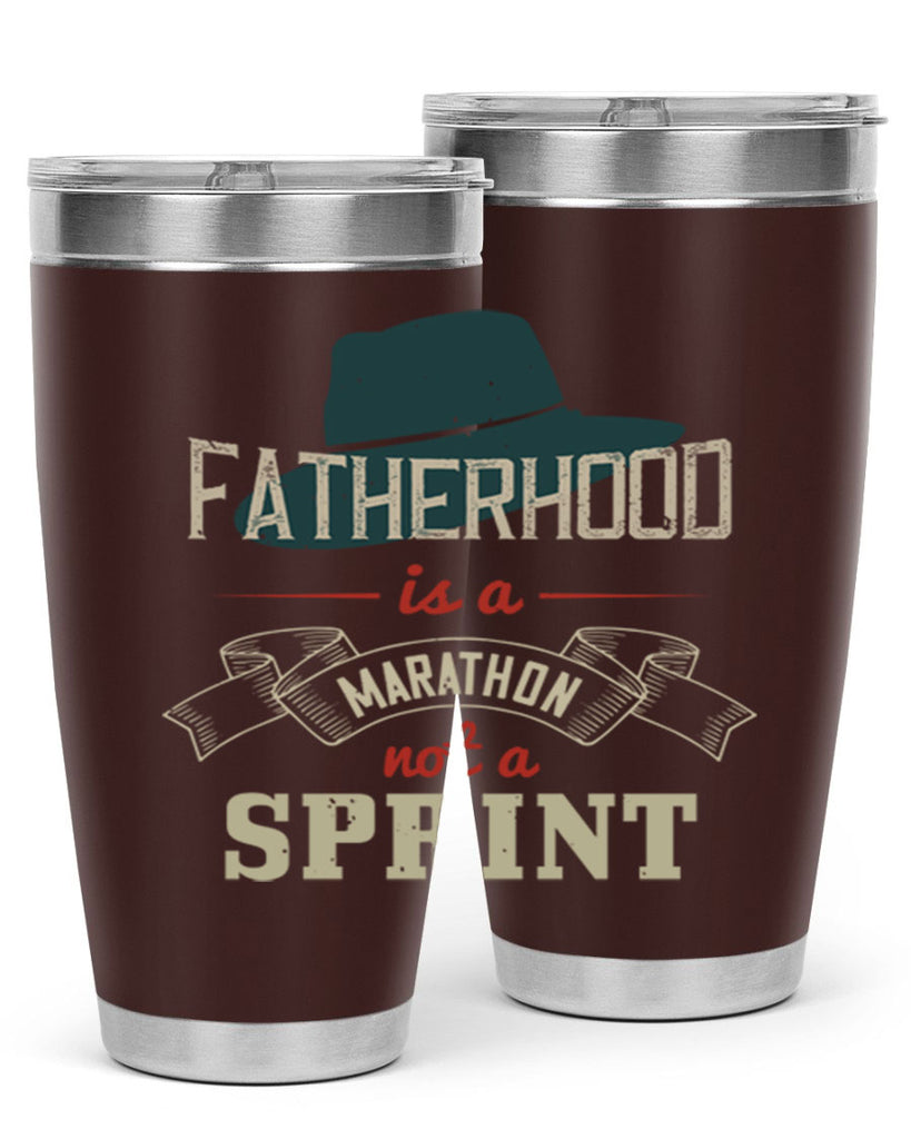 fatherhood is a marathon 227#- fathers day- Tumbler