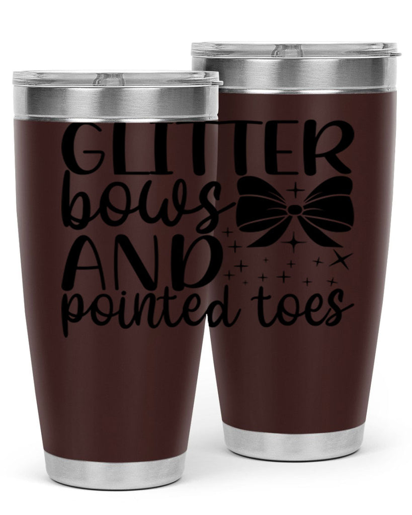 glitter bows and pointed toes44#- ballet- Tumbler