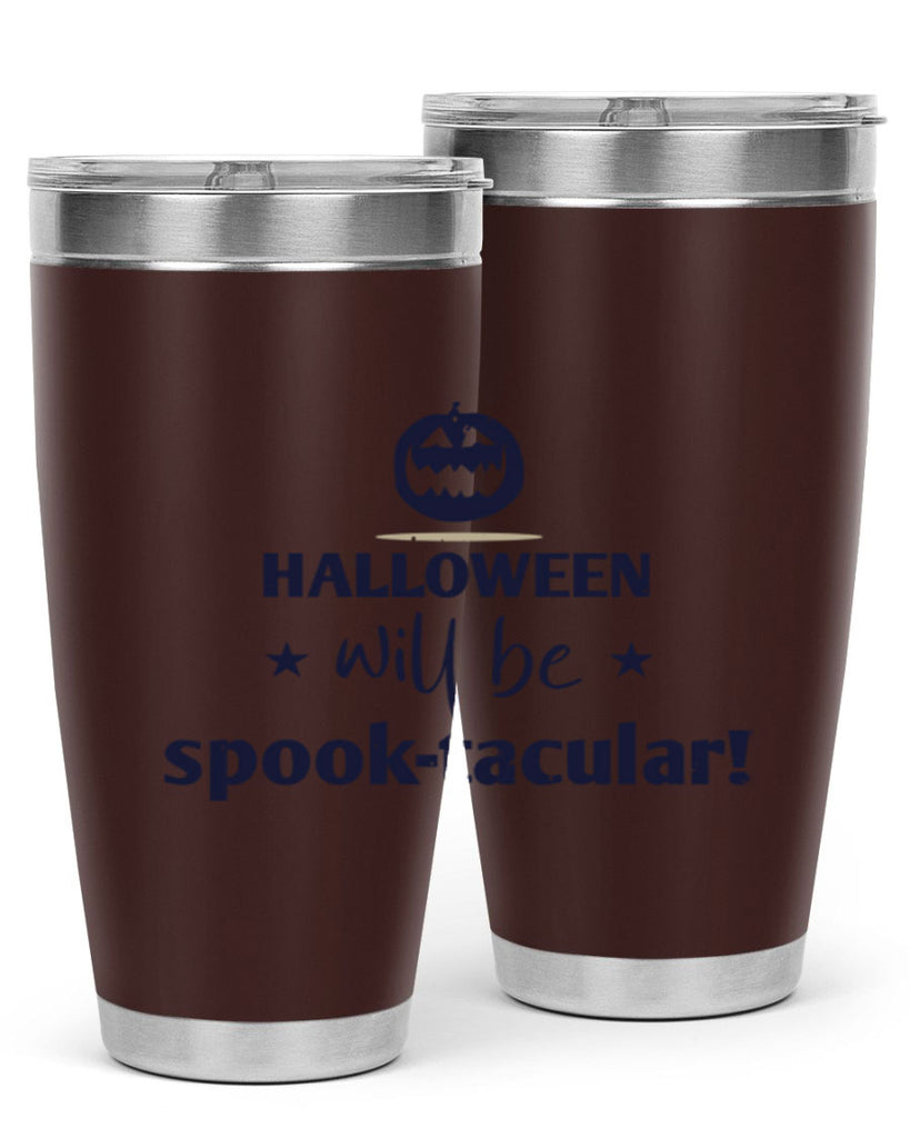 halloween will be spooktacular 156#- halloween- Tumbler