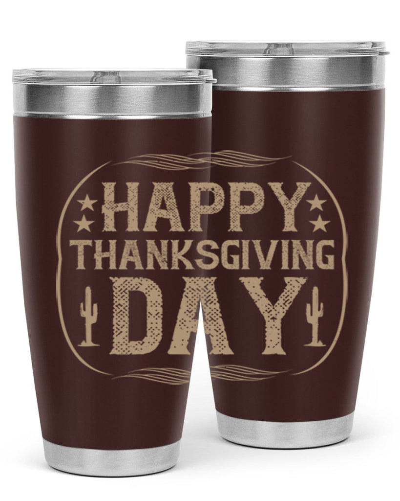happy thanksgiving day 35#- thanksgiving- Tumbler