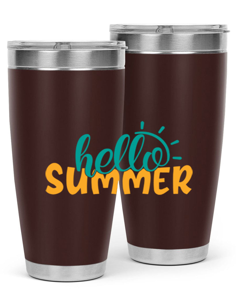 hello summer Style 97#- summer- Tumbler