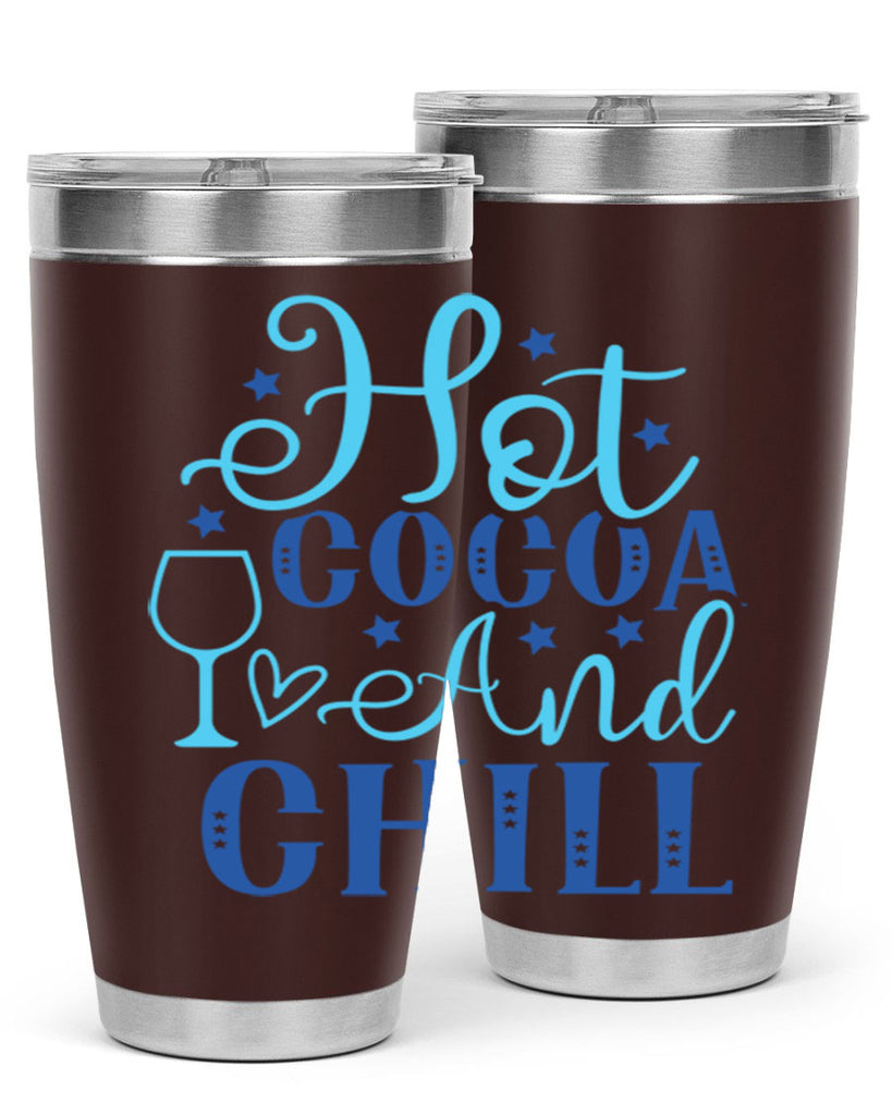 hot cocoa and chill 206#- winter- Tumbler