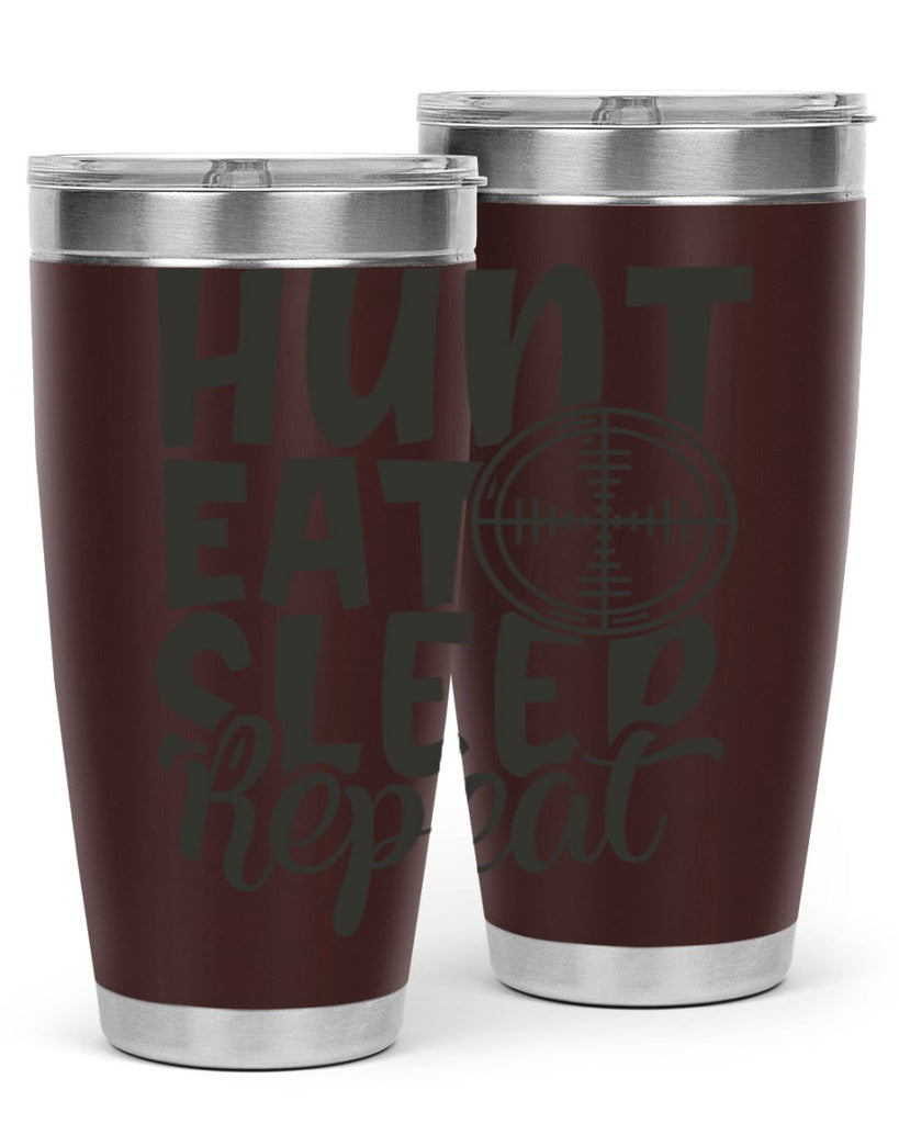 hunt eat sleep repeat 11#- hunting- Tumbler