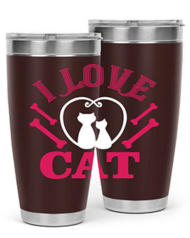 i love cat Style 56#- cat- Tumbler