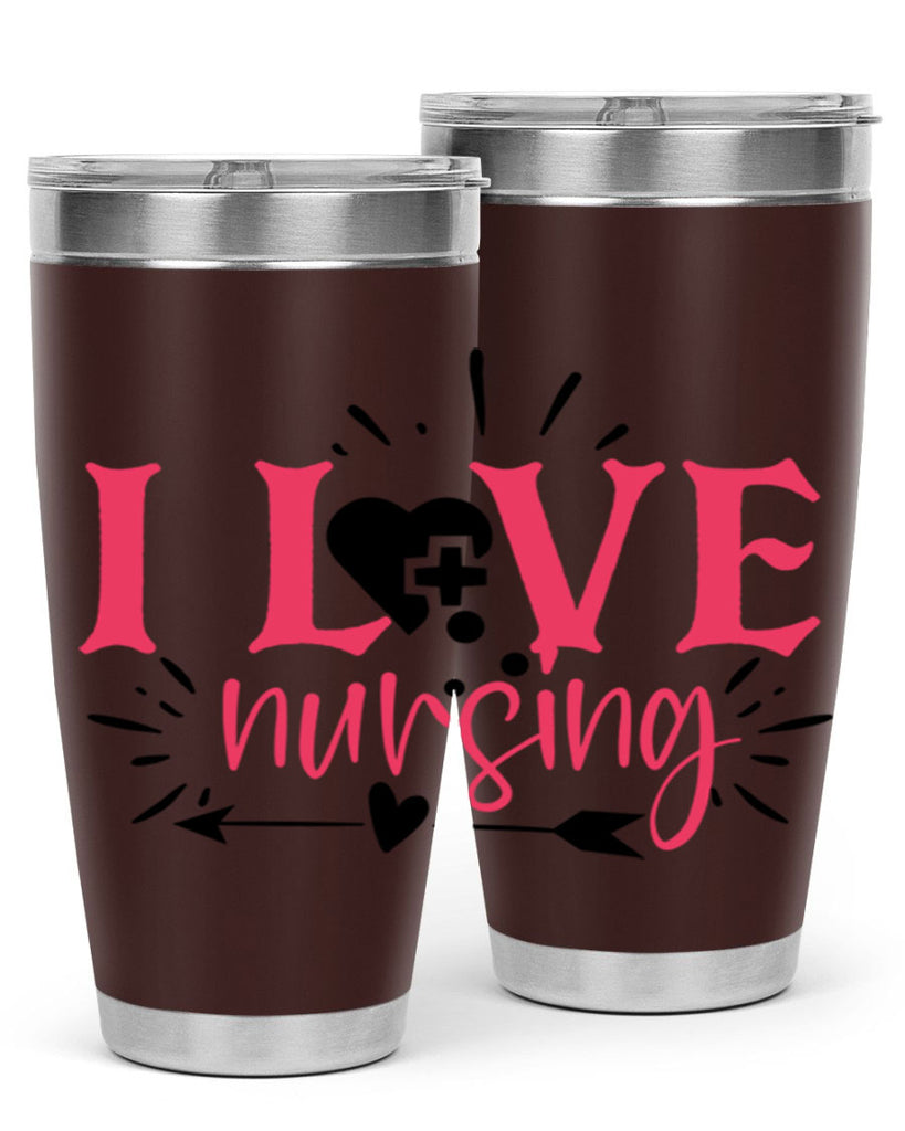 i love nursing Style 380#- nurse- tumbler