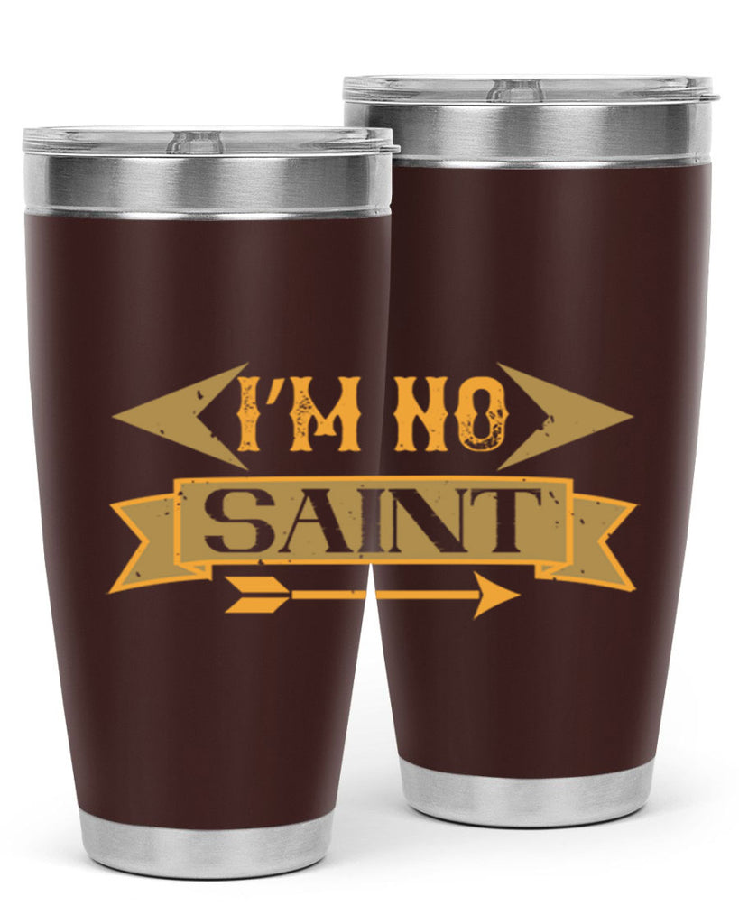 i’m no saint 59#- mardi gras- Tumbler