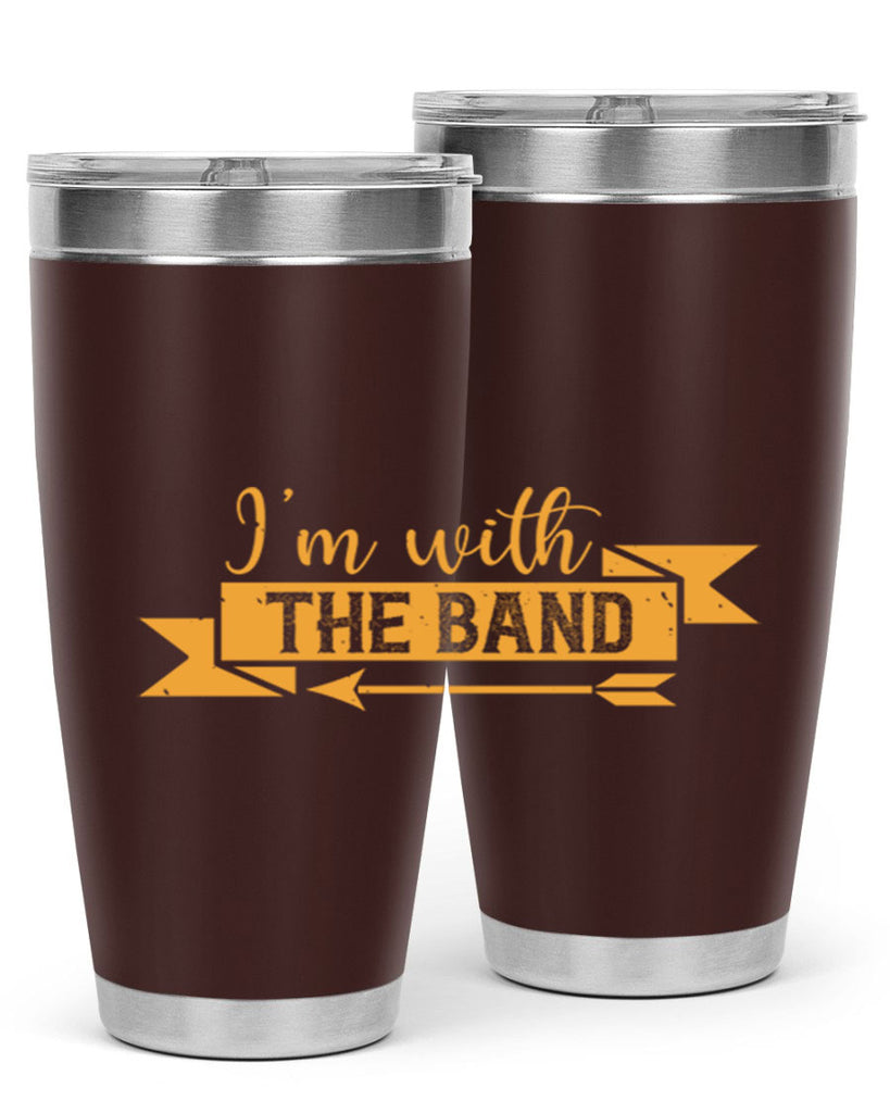 i’m with the band 58#- mardi gras- Tumbler