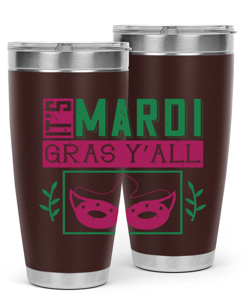 it’s mardi gras y’all 60#- mardi gras- Tumbler