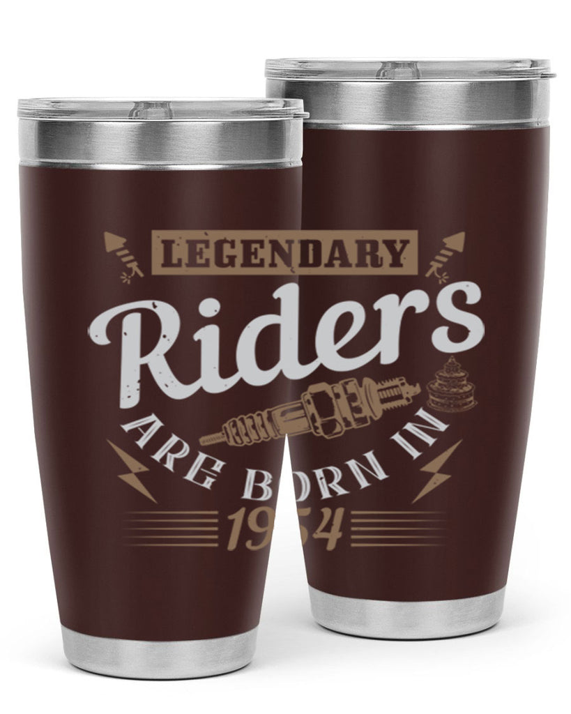 legendary riders are born in Style 60#- birthday- tumbler