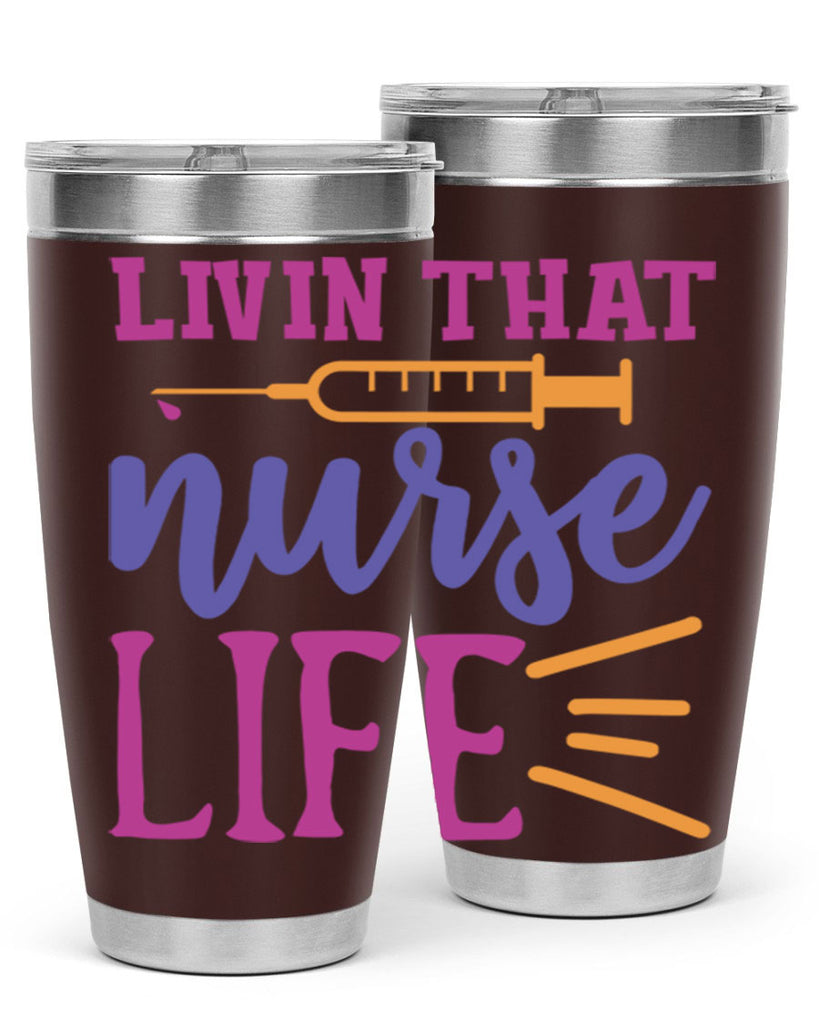 livin that nurse life Style Style 138#- nurse- tumbler