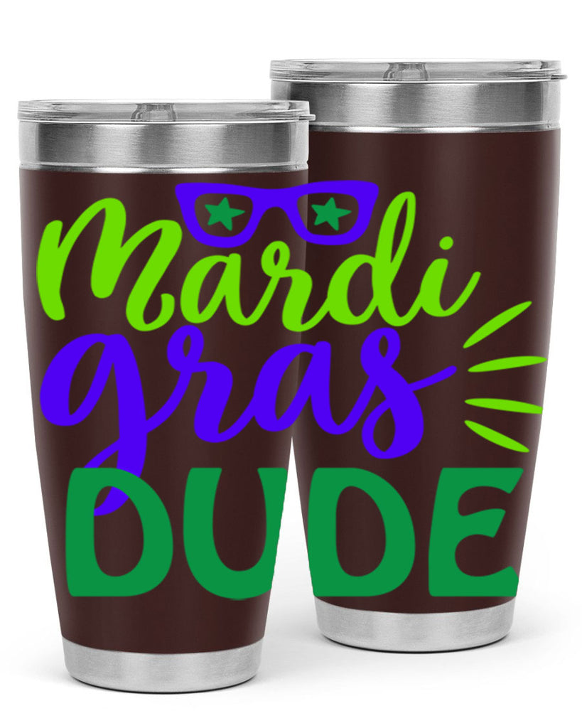 mardi gras dude 10#- mardi gras- Tumbler