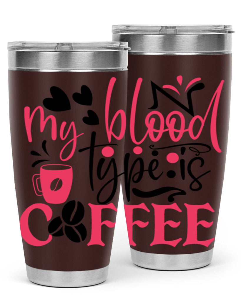 my blood type is coffee Style Style 129#- nurse- tumbler