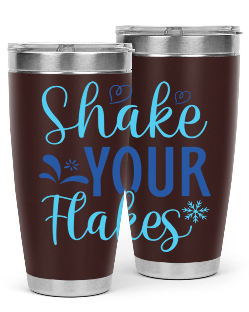 shake your flakes 359#- winter- Tumbler