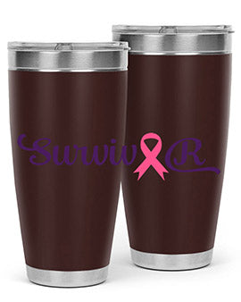 survivor Style 3#- breast cancer- Tumbler