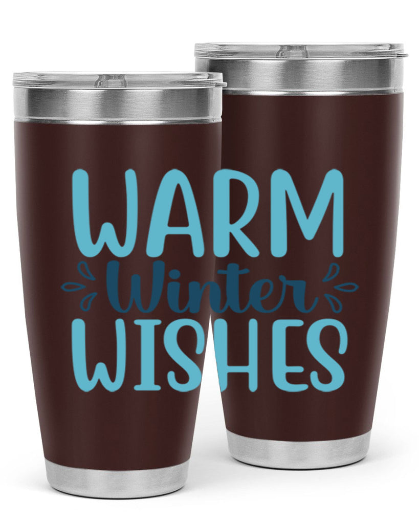 warm winter wishes 455#- winter- Tumbler
