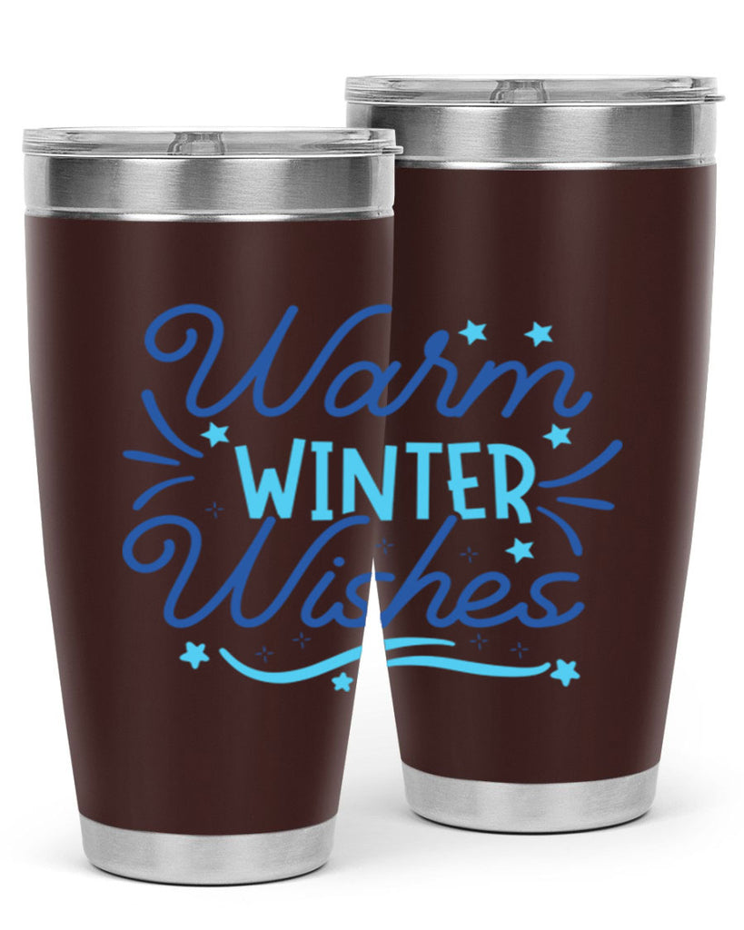 warm winter wishes 457#- winter- Tumbler