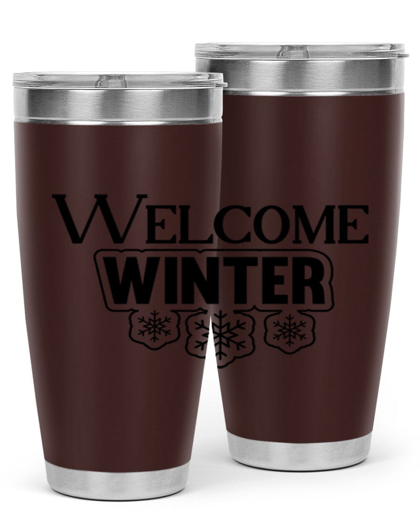 welcome winter 474#- winter- Tumbler