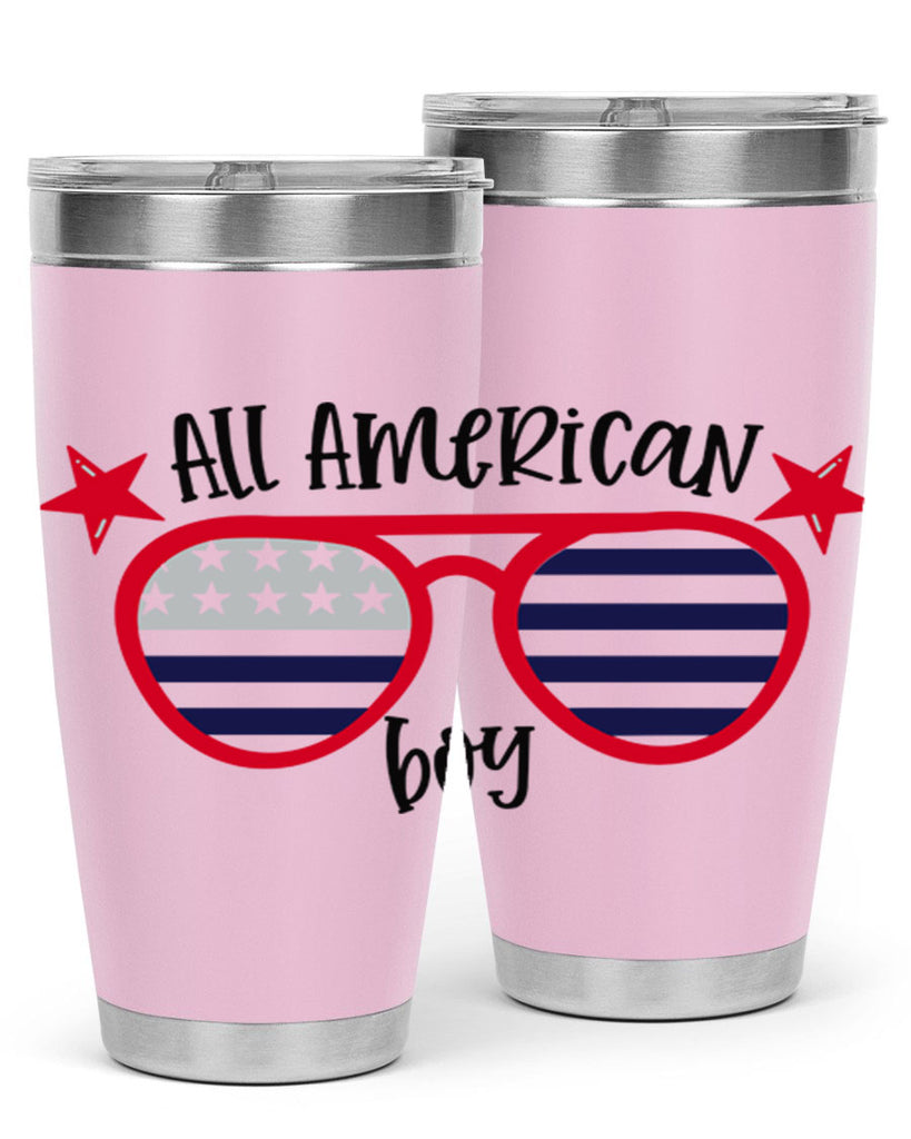 All American Boy Style 141#- Fourt Of July- Tumbler