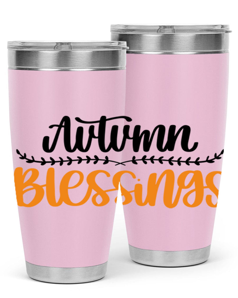 Autumn Blessings 473#- fall- Tumbler