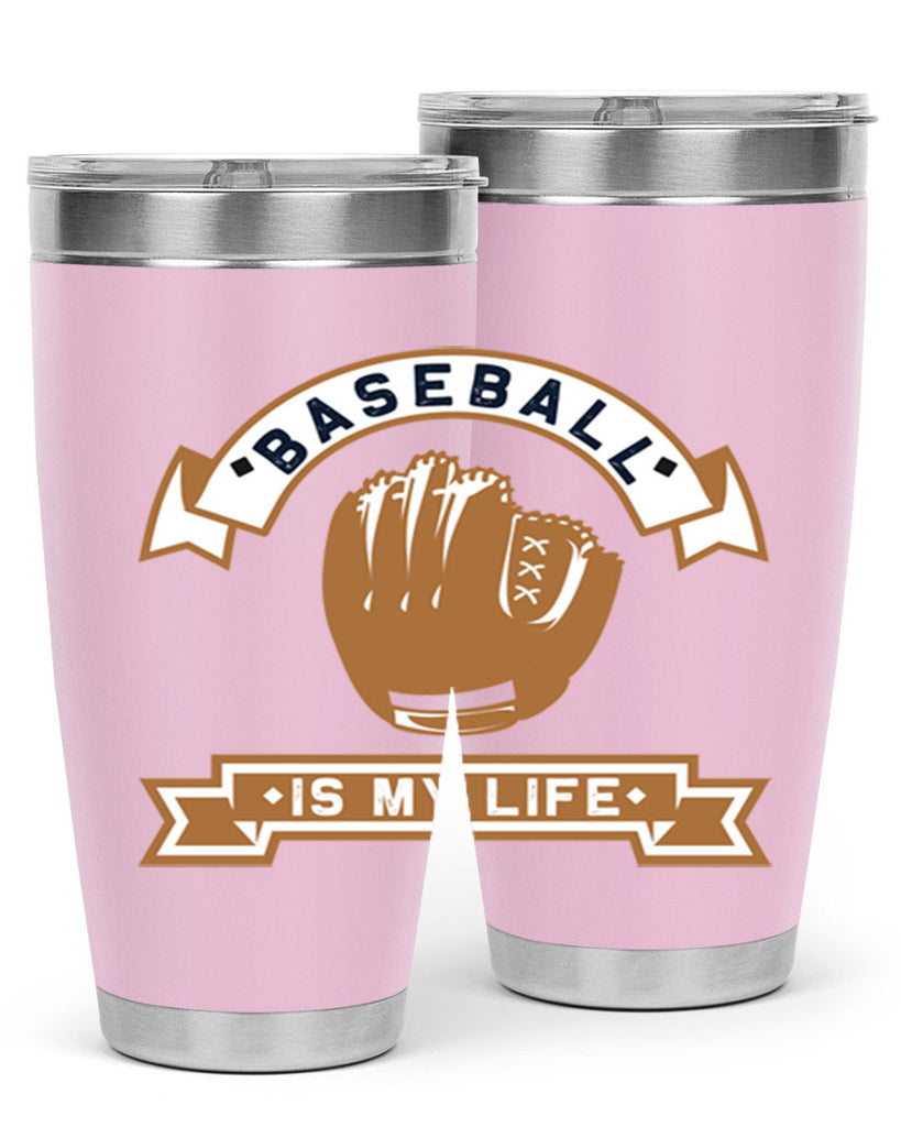 Baseball is 1445#- baseball- Tumbler
