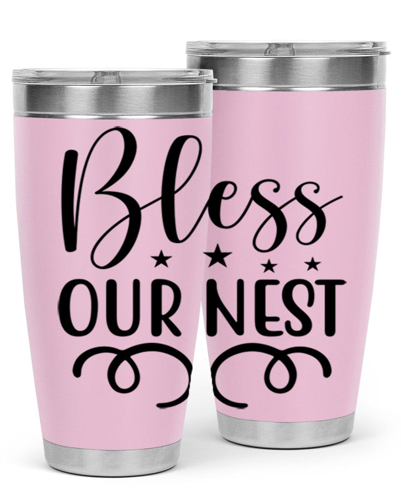 Bless Our Nest 50#- spring- Tumbler