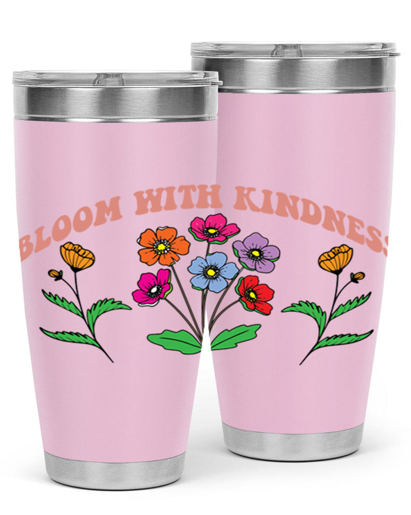 Bloom with Kindness  92#- spring- Tumbler