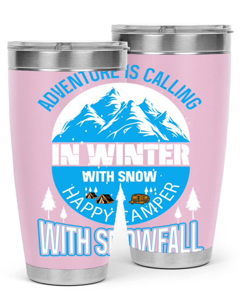 Camping Winter 39#- winter- Tumbler